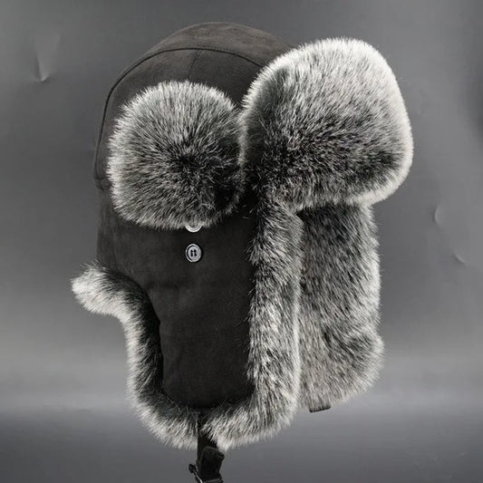 Chic Warmth: Men's Ushanka Hat 