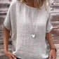 Blusa de algodão-linho: conforto e elegância no dia a dia 