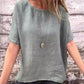 Blusa de algodão-linho: conforto e elegância no dia a dia 