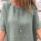 Blusa de algodão-linho: conforto e elegância no dia a dia 